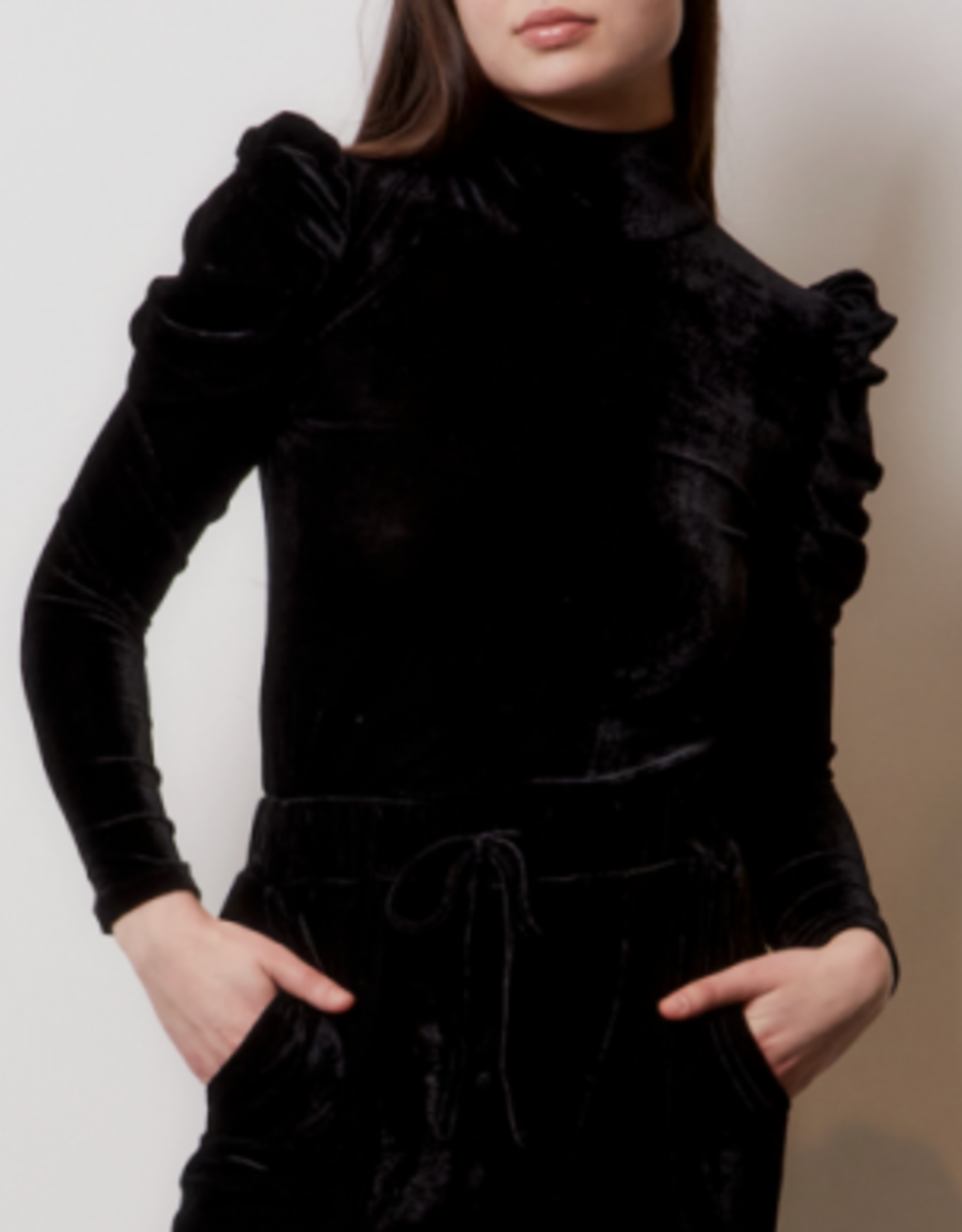 PatBo Luxe Velvet Turtleneck