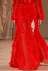 PatBo Ruffle Maxi Skirt
