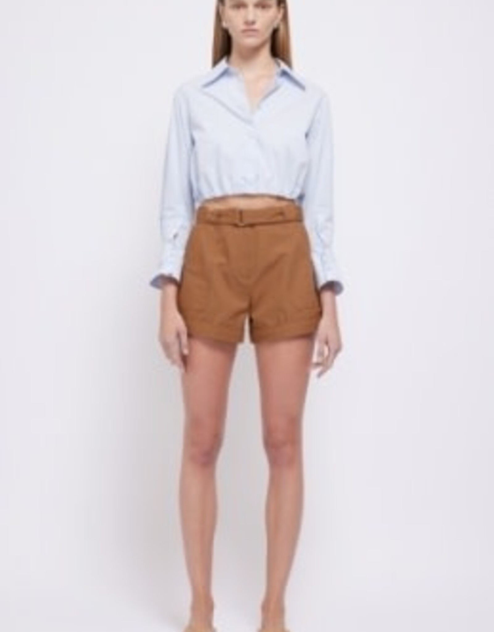 SIMKHAI LOURIE BELTED SHORTS