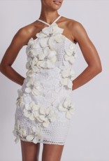 PatBo Flower Embroidered Mini Dress