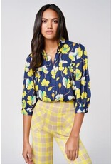 SMYTHE Shirred Pocket Blouse