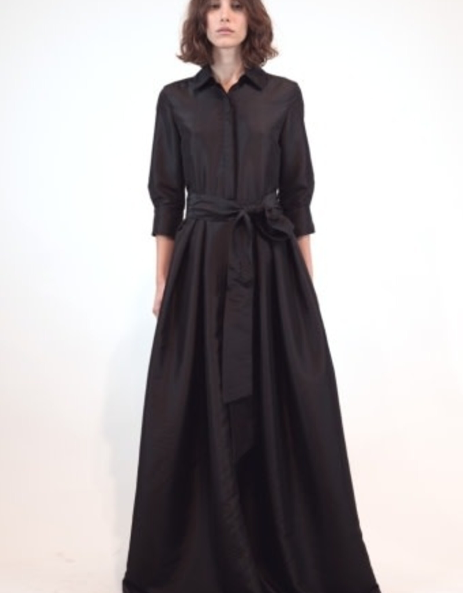 SIMKHAI JULIP S/S BELTED GOWN