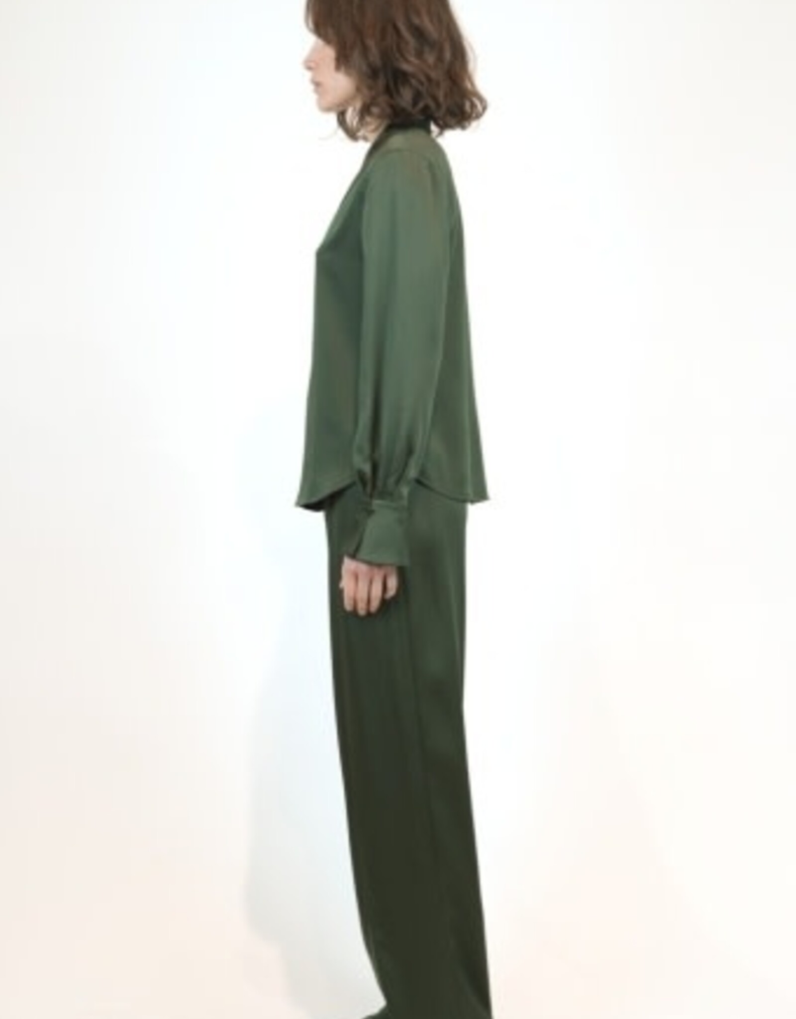 SIMKHAI MAISEY L/S V NECK BLOUSE