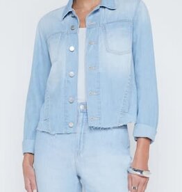 L'AGENCE JANELLE SLIM RAW JACKET
