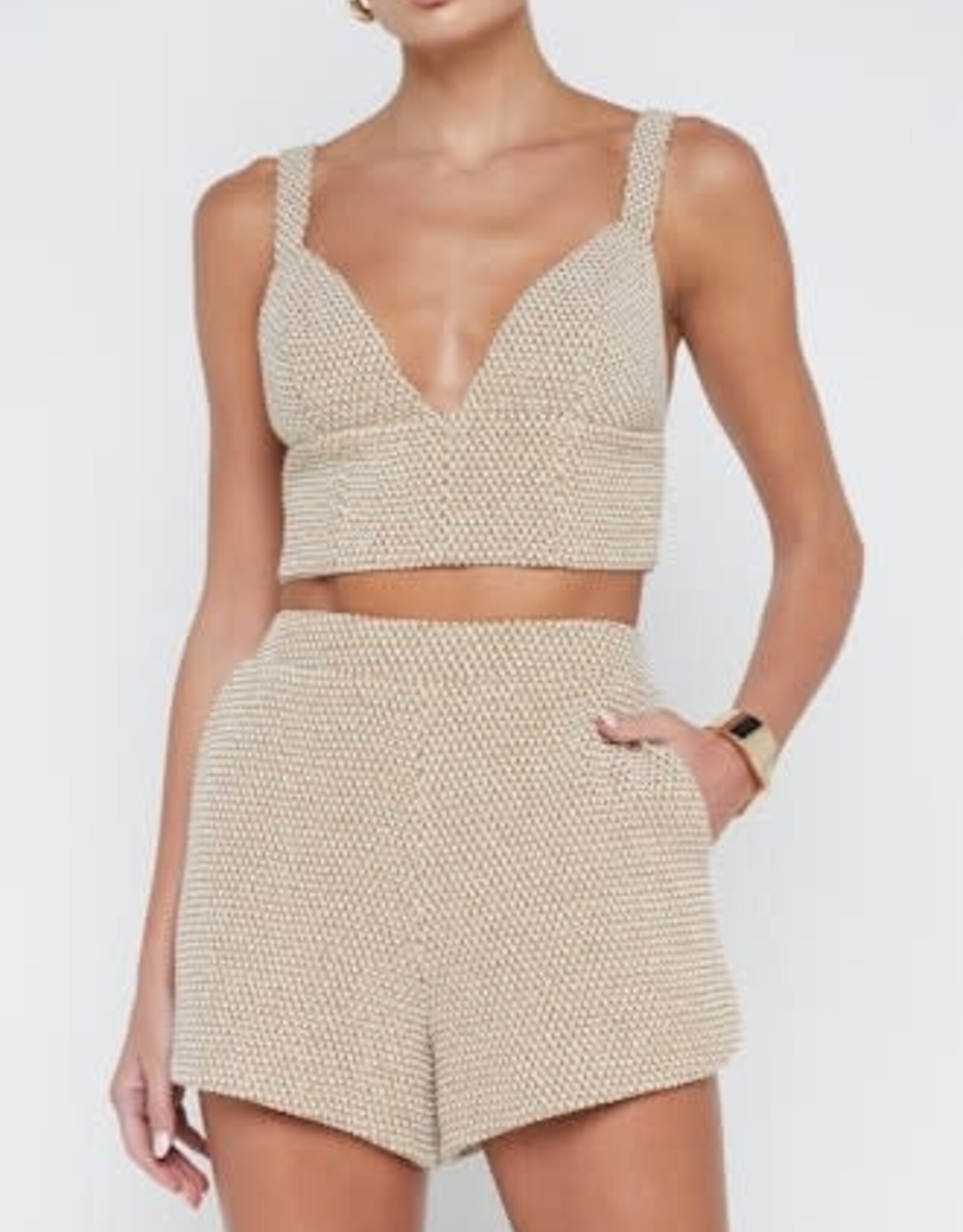L'AGENCE CASTALIA KNIT BRA TOP