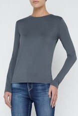 L'AGENCE TESS CREW NECK LNG SLV