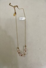 Sennod Jewelry Design N1451RQ-FANCY 5- ROSE QUARTS 18'