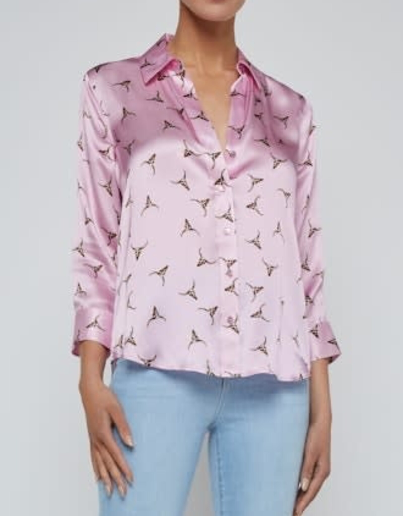 L'AGENCE DANI 3/4 SLEEVE BLOUSE