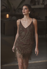 L'AGENCE EULLA EMB MINI SKIRT