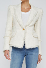 L'AGENCE KAISLEY BLAZER W FRAY