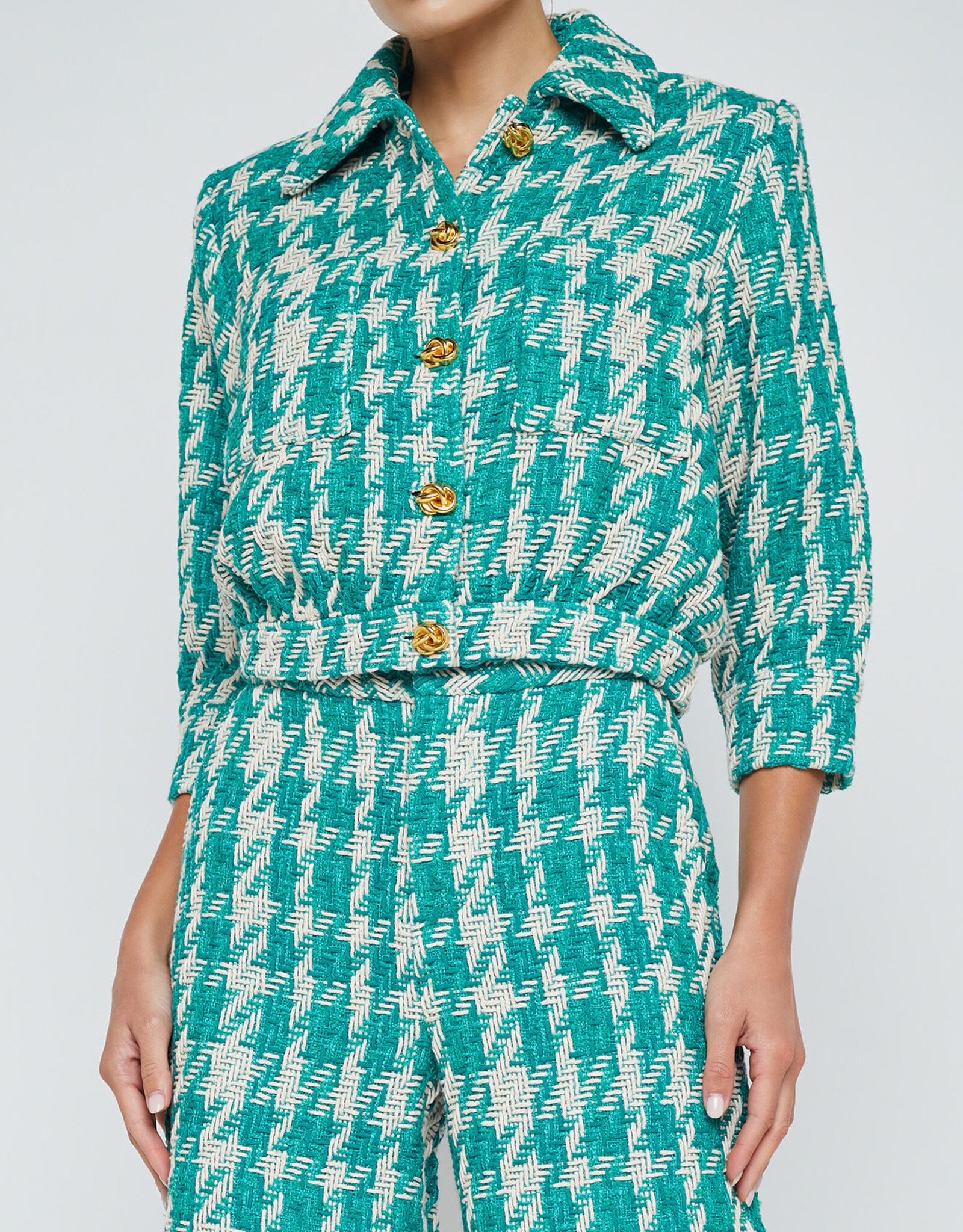 L'AGENCE JIA CROP 3/4 SLV JACKET