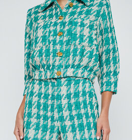 L'AGENCE JIA CROP 3/4 SLV JACKET