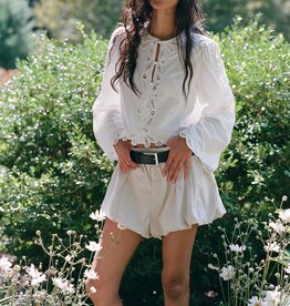 Sea ELKE SOUTACHE L/SLV BLOUSE