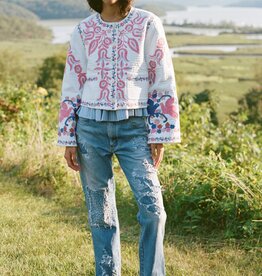 Sea EEVI EMBROIDERED TWILL JACKET