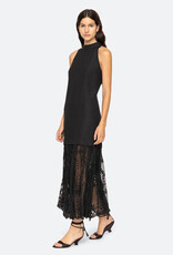 Sea MARJA EMBROIDERY MESH COMBO TANK DRESS