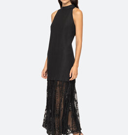 Sea MARJA EMBROIDERY MESH COMBO TANK DRESS