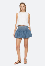 Sea OLI DENIM BUBBLE SKIRT