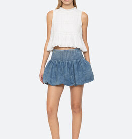 Sea OLI DENIM BUBBLE SKIRT