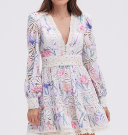 PatBo AMARYLLIS EMBROIDERED MINI DRESS