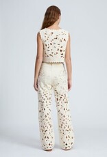 rag & bone logan mid-rise wide leg floral cutout