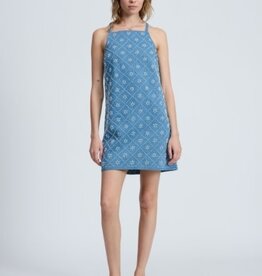 rag & bone gentry embellished denim dress