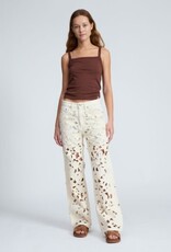 rag & bone logan mid-rise wide leg floral cutout