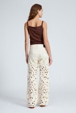 rag & bone logan mid-rise wide leg floral cutout
