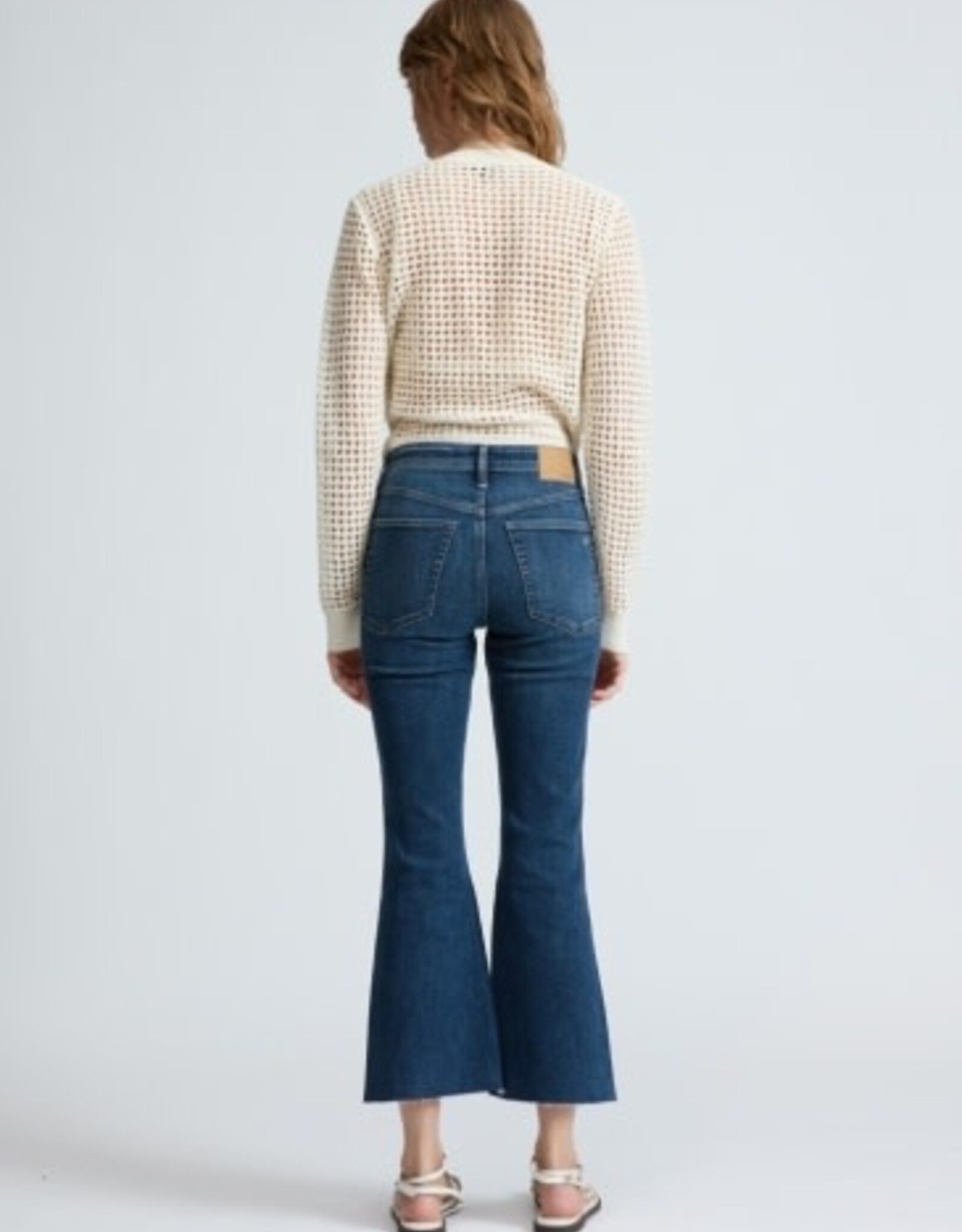rag & bone flexi dahlia mid-rise ankle flare