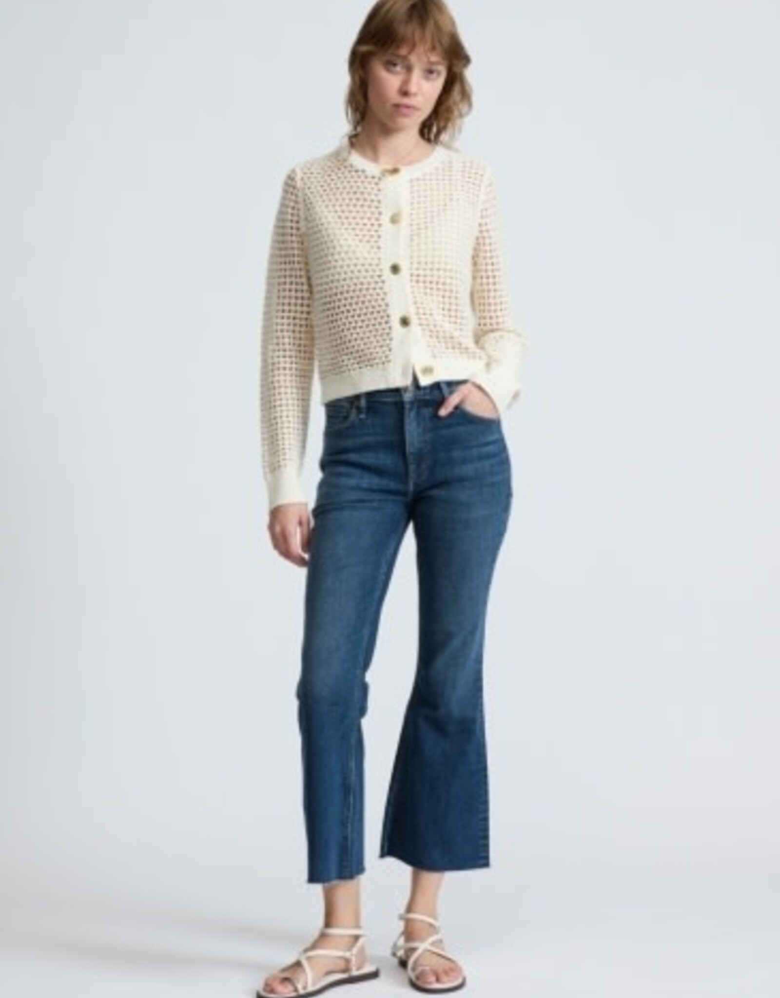 rag & bone flexi dahlia mid-rise ankle flare