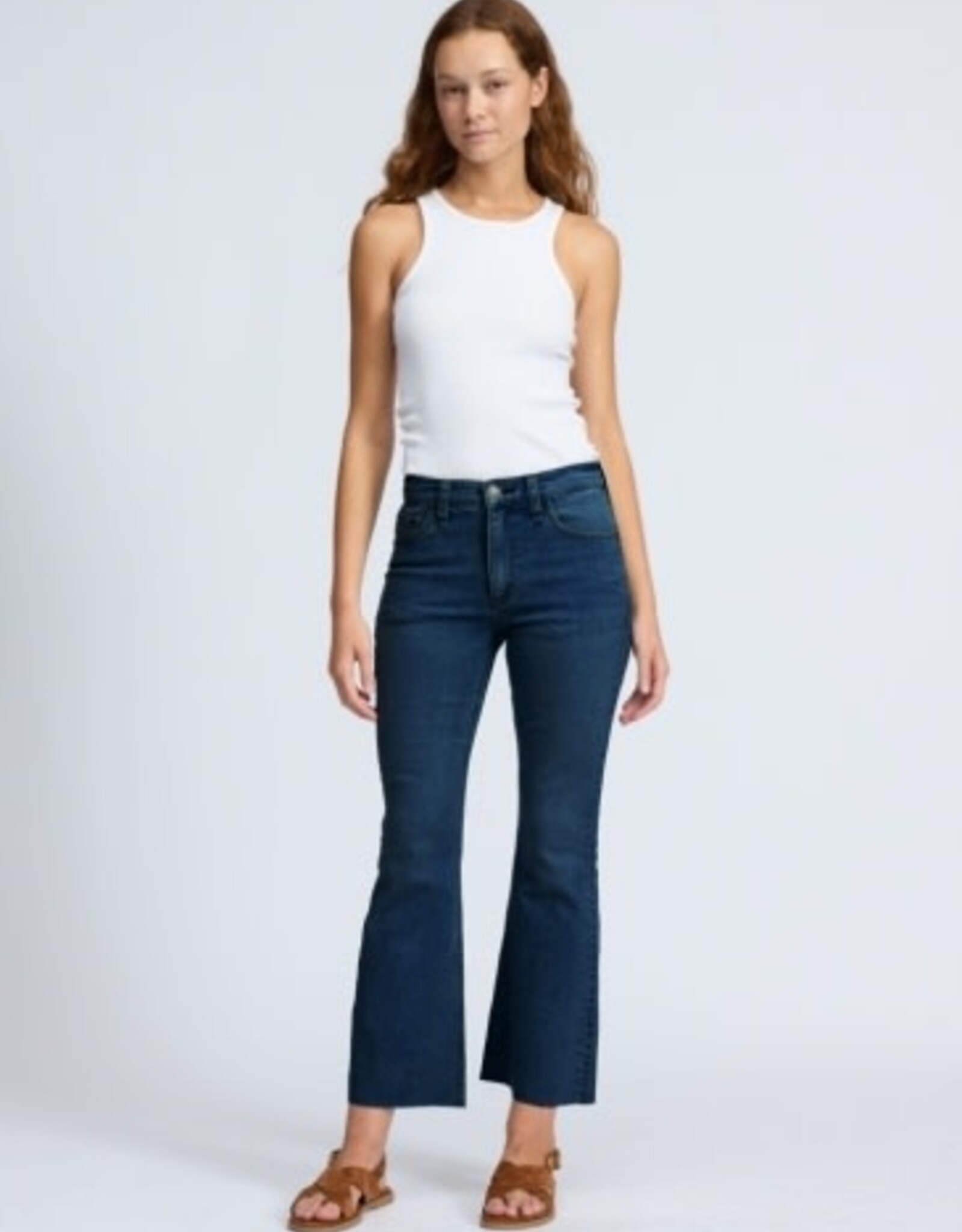 rag & bone flexi dahlia mid-rise ankle flare