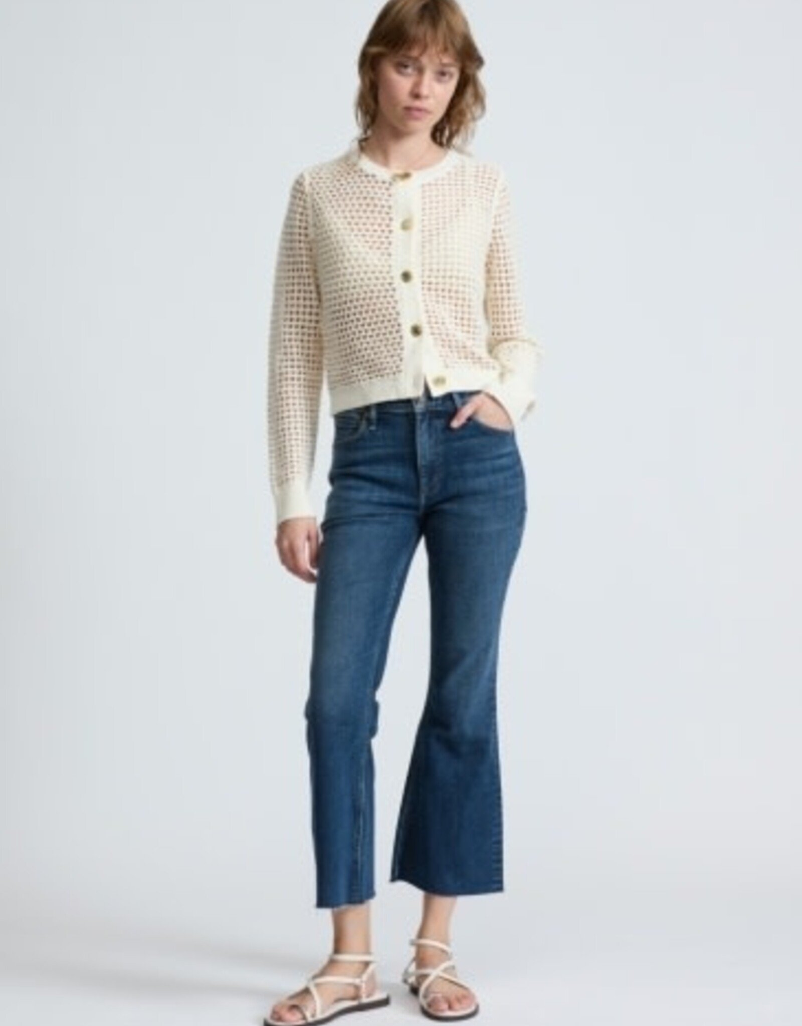 rag & bone flexi dahlia mid-rise ankle flare