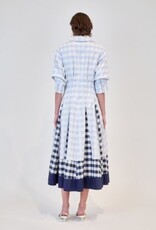 SIMKHAI JAZZ PINTUCK MIDI DRESS