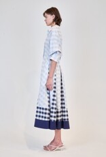 SIMKHAI JAZZ PINTUCK MIDI DRESS