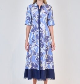 SIMKHAI CLAUDINE S/S SHIRT MIDI DRESS