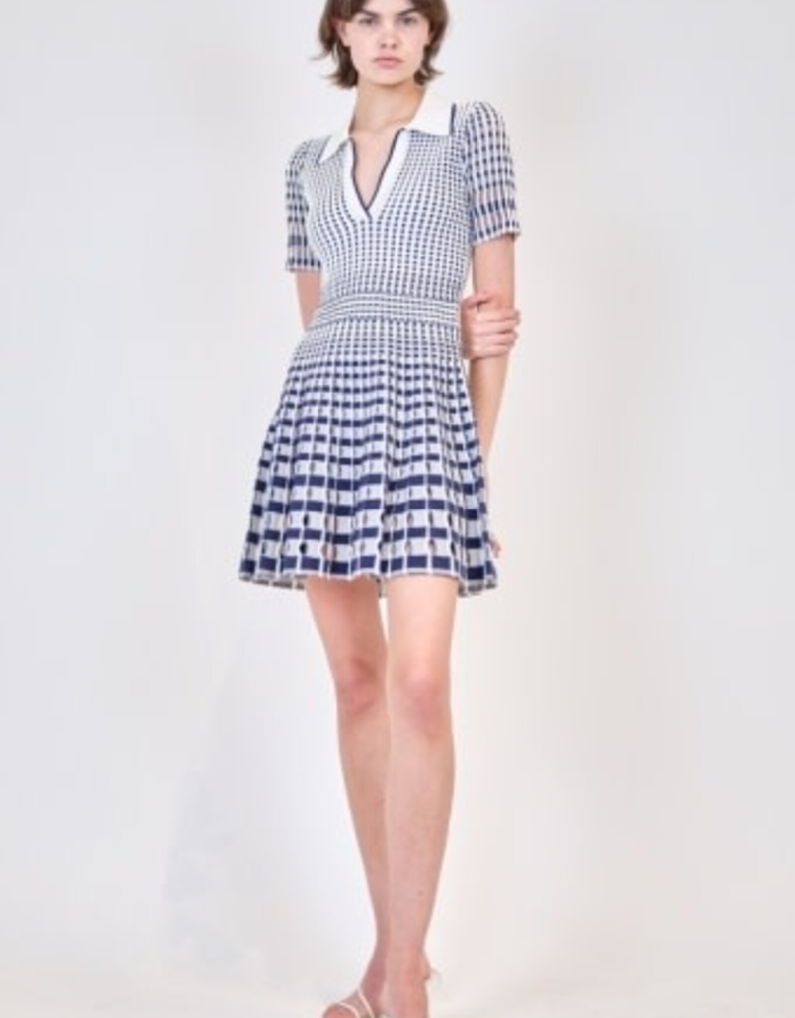 SIMKHAI TOVI POLO MINI DRESS