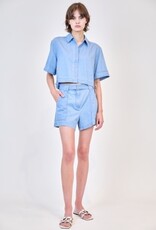 SIMKHAI LOURIE BELTED SHORTS