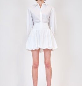 SIMKHAI PIPPA BUBBLE MINI SKIRT