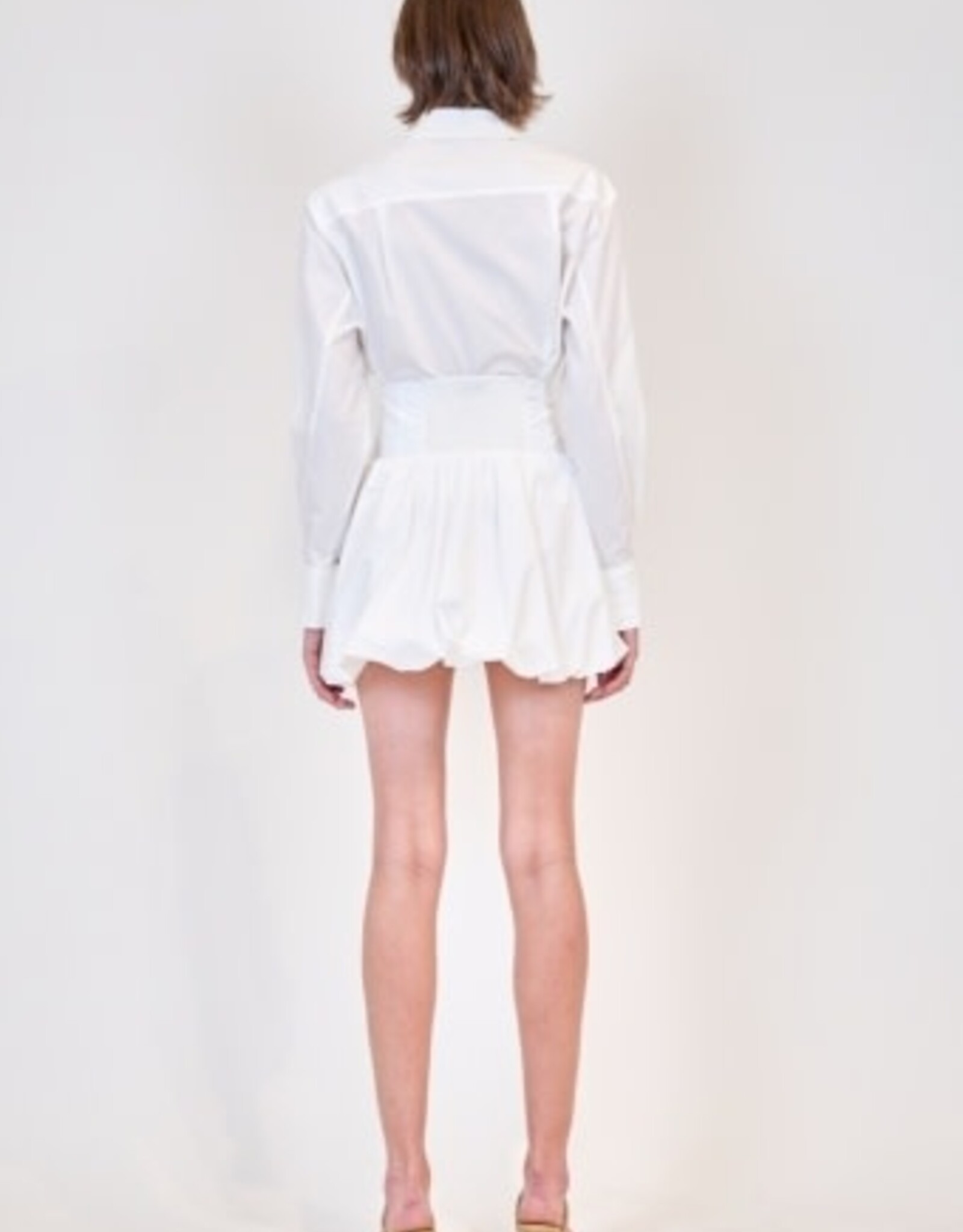 SIMKHAI PIPPA BUBBLE MINI SKIRT