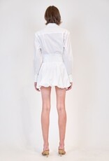 SIMKHAI PIPPA BUBBLE MINI SKIRT