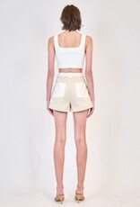 SIMKHAI LOURIE BELTED SHORTS