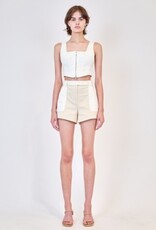 SIMKHAI LOURIE BELTED SHORTS