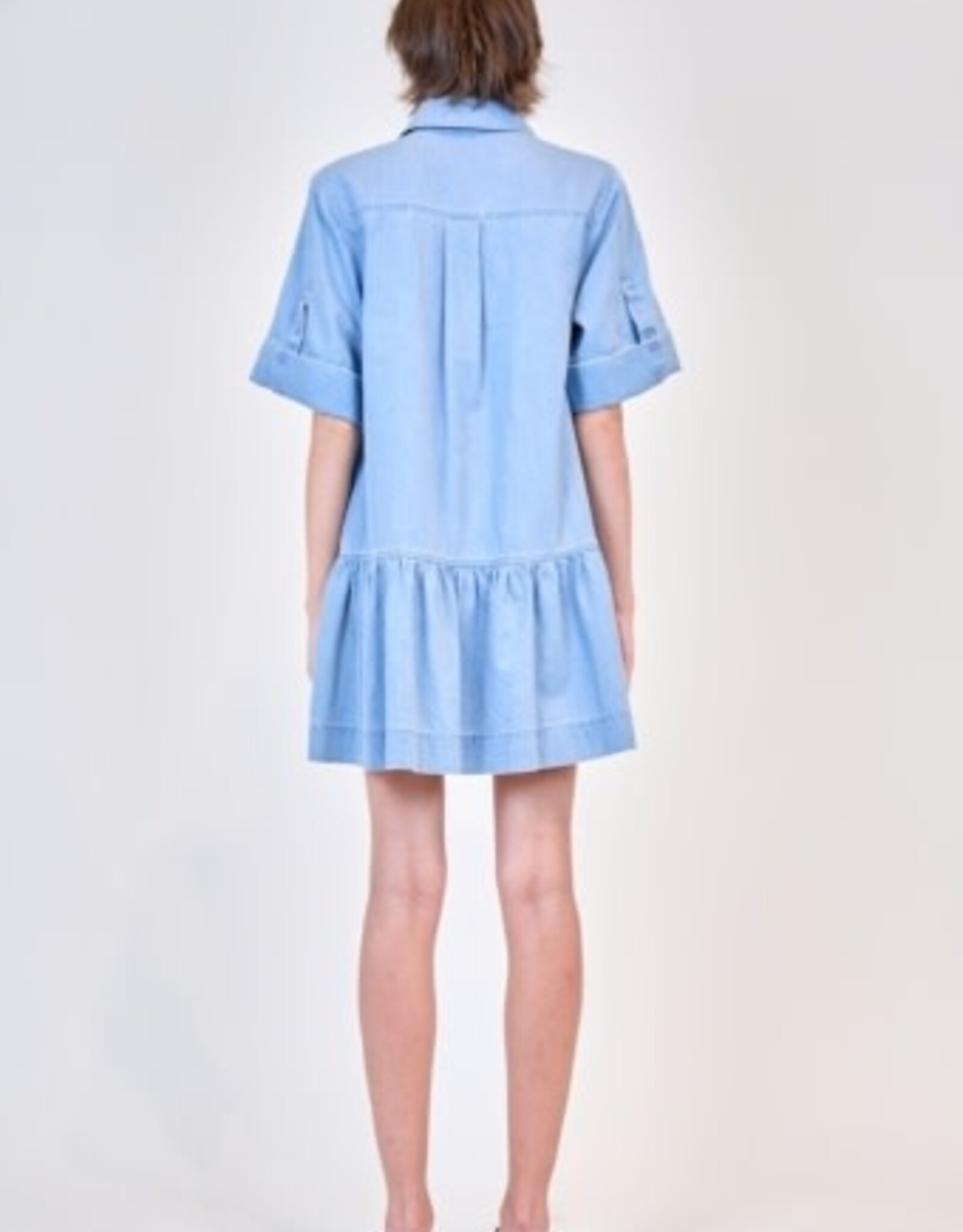 SIMKHAI CRIS S/S SHIRT DRESS