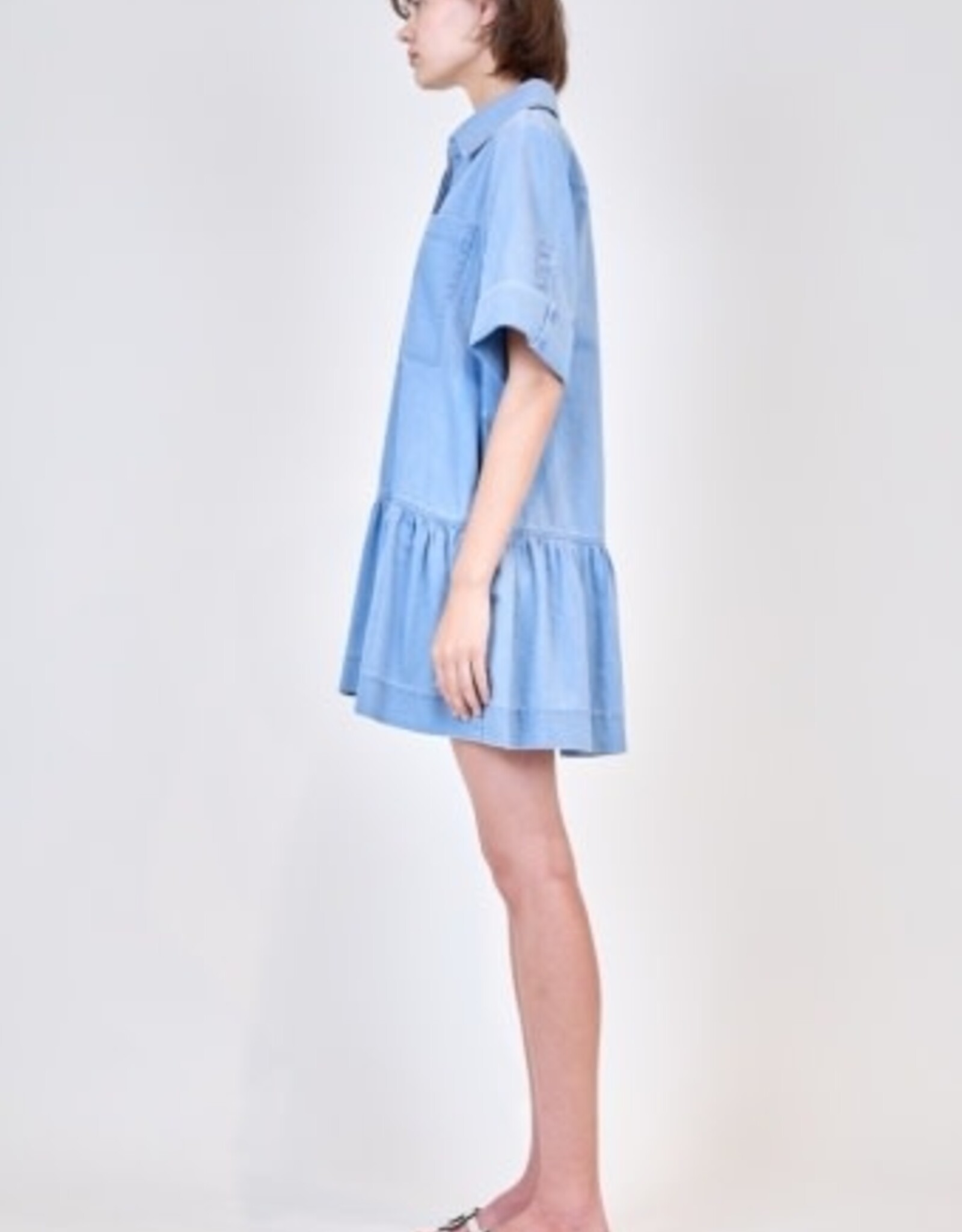 SIMKHAI CRIS S/S SHIRT DRESS