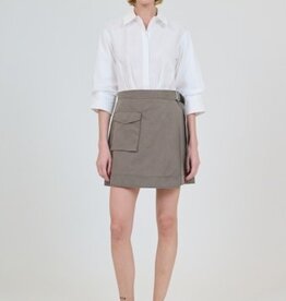 SIMKHAI FRASER MINI SHIRT DRESS