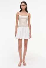 SIMKHAI FIFI S/L BUBBLE MINI DRESS