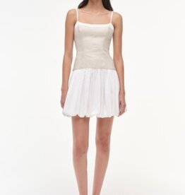 SIMKHAI FIFI S/L BUBBLE MINI DRESS