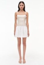 SIMKHAI FIFI S/L BUBBLE MINI DRESS