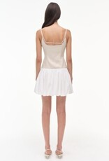 SIMKHAI FIFI S/L BUBBLE MINI DRESS