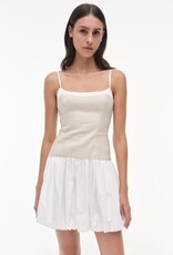SIMKHAI FIFI S/L BUBBLE MINI DRESS