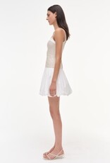 SIMKHAI FIFI S/L BUBBLE MINI DRESS